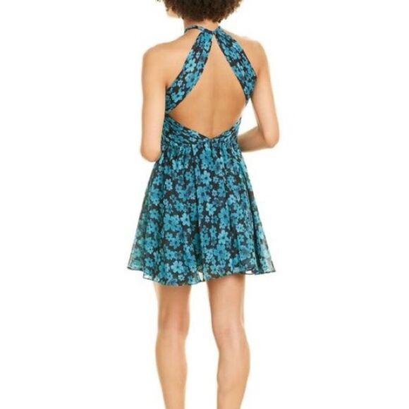 Love by Theia Chiffon Backless Mini Dress - Picture 2 of 12